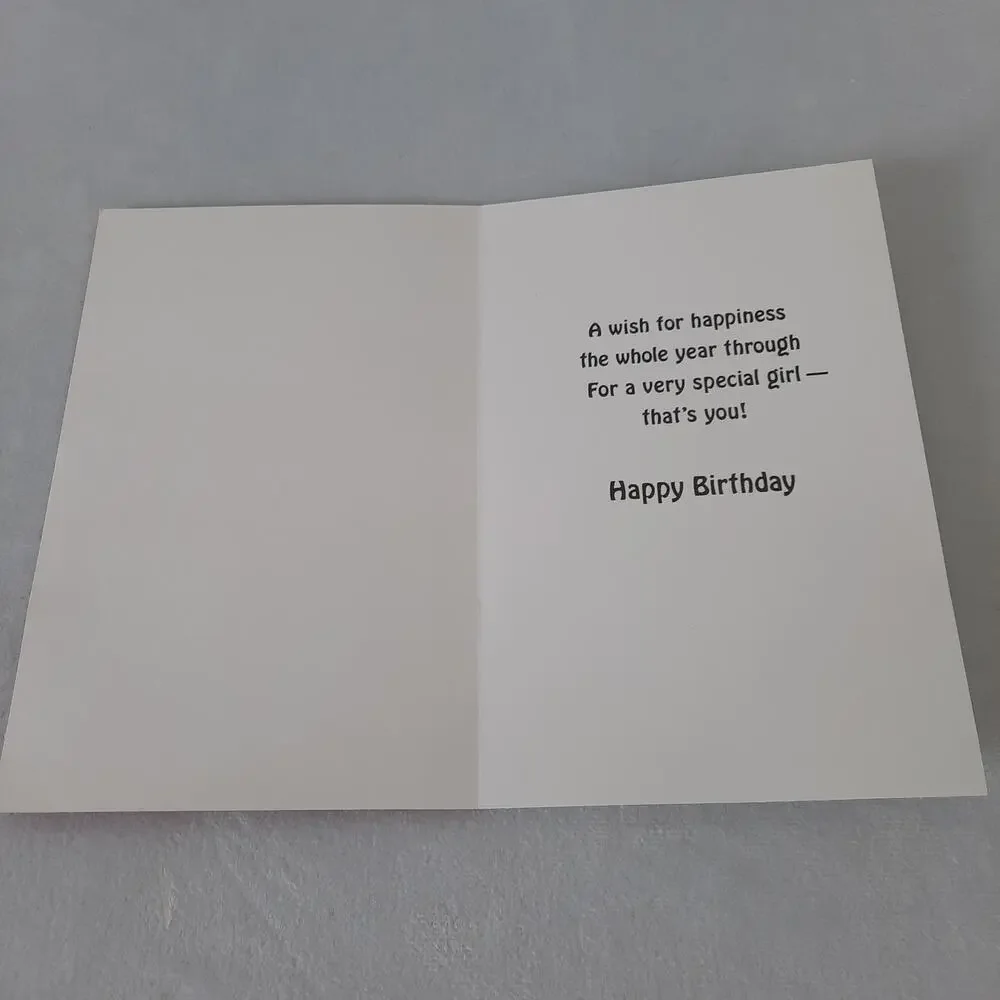 Tender Thoughts Girl's Happy Birthday Greeting Cards